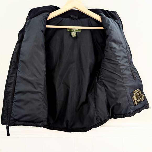 Eddie Bauer Goose Down Insulated Quilted Puffer Vest Cabincore Gorp Black Small - Picture 6 of 14